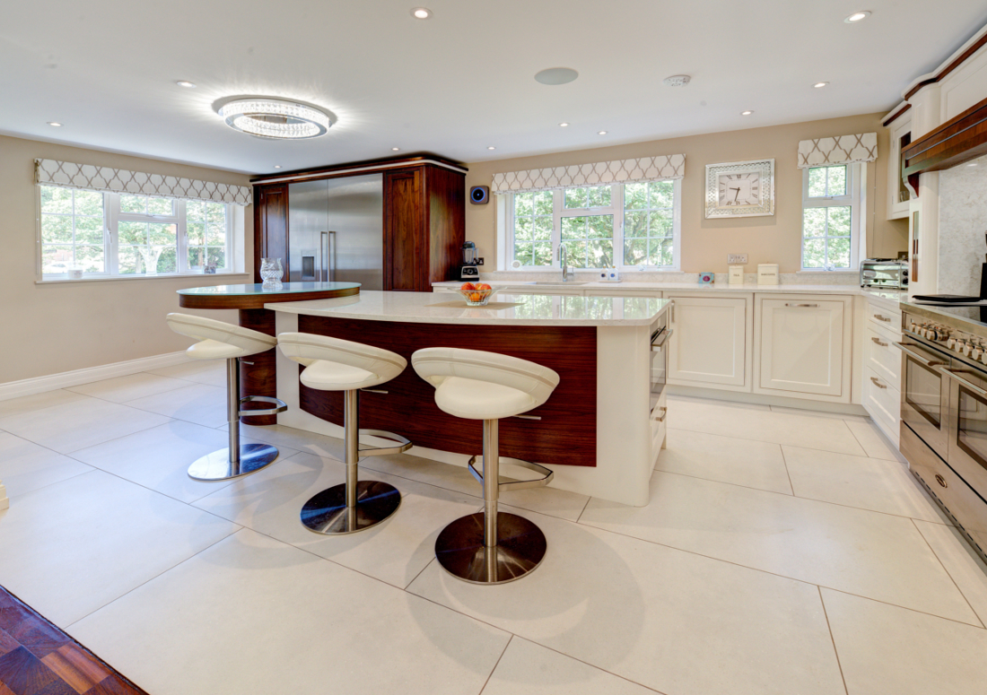 Camp Road Refurbishment view of the finished kitchen 1